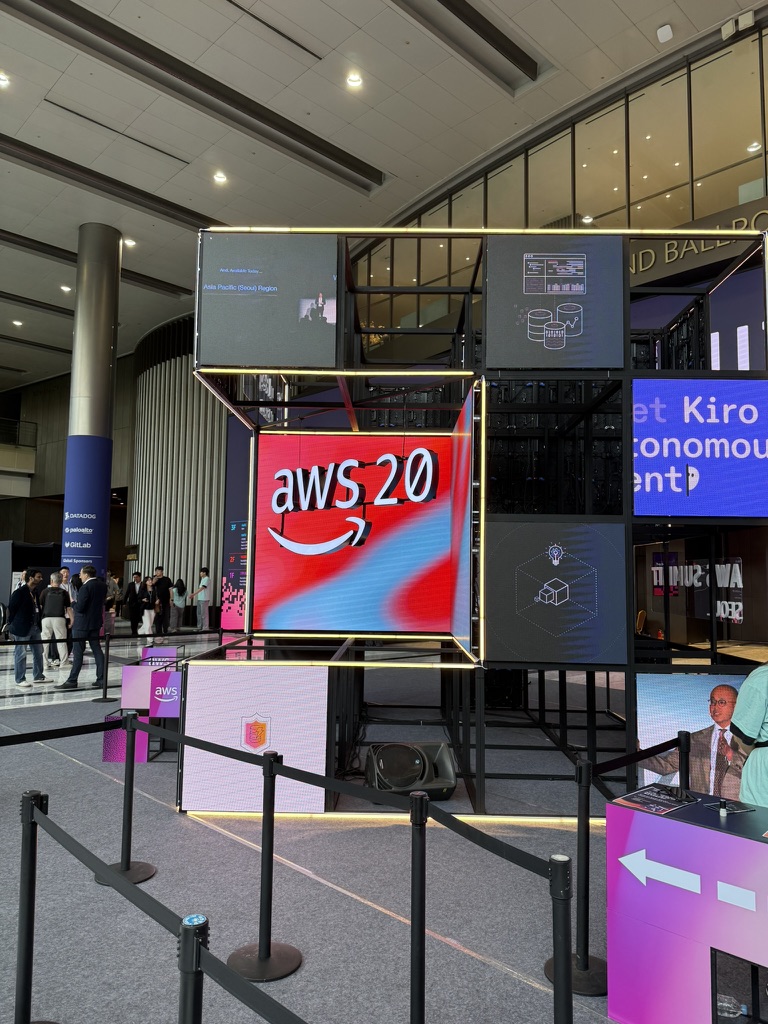 AWS Summit main gate
