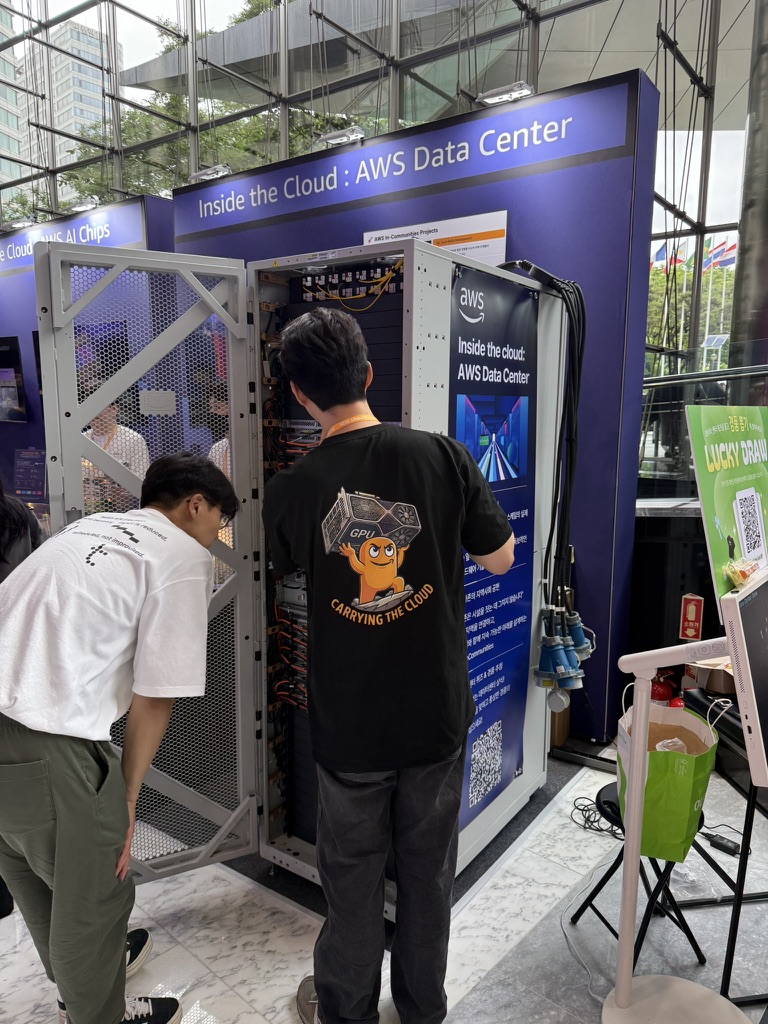 AWS data center corner
