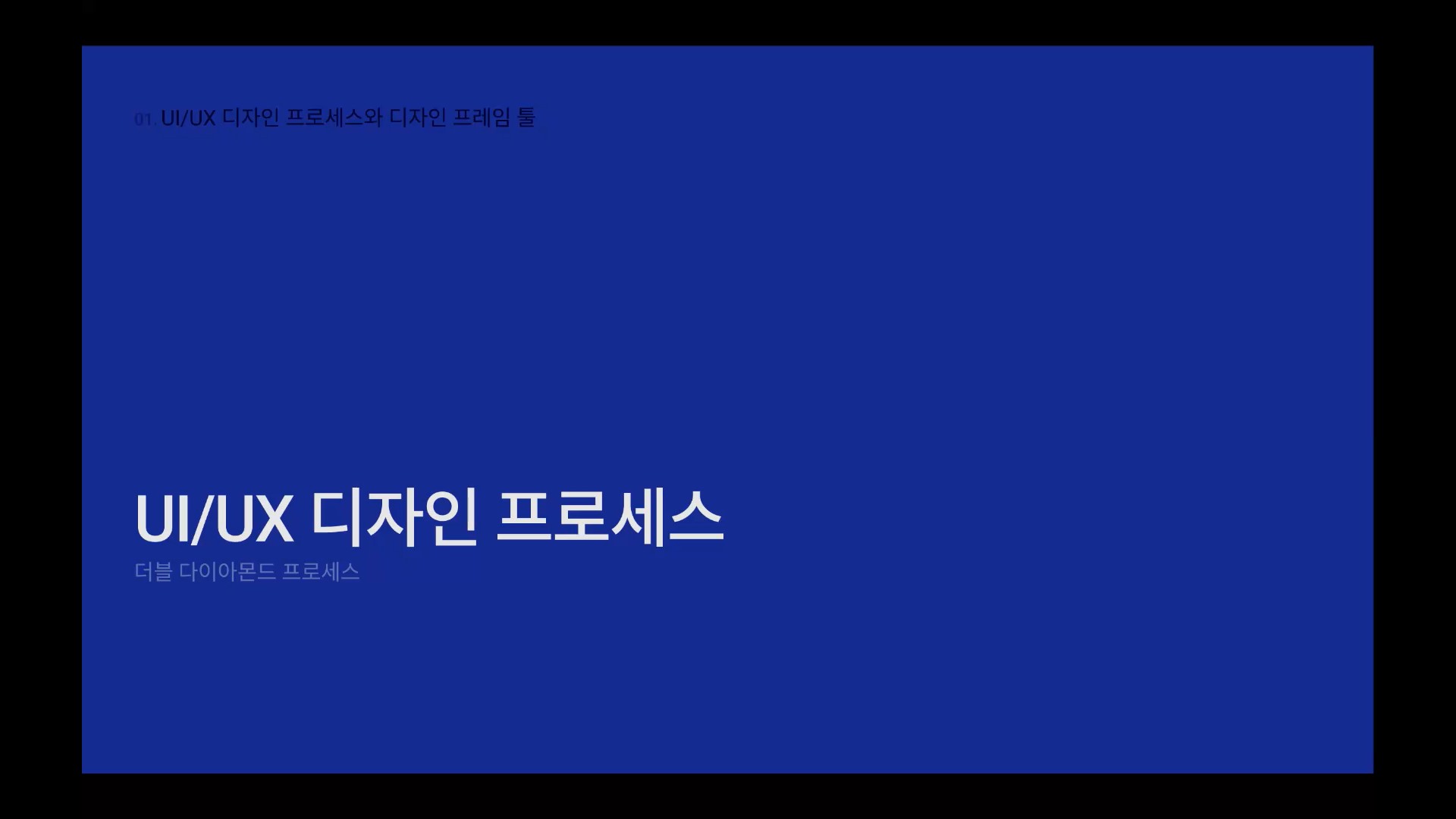UI UX 디자인 프로세스 소개